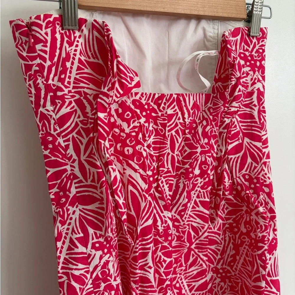 Lilly Pulitzer Frankie Dress Poplin Punch Pink | Size 0 | NWT - Picture 5 of 5
